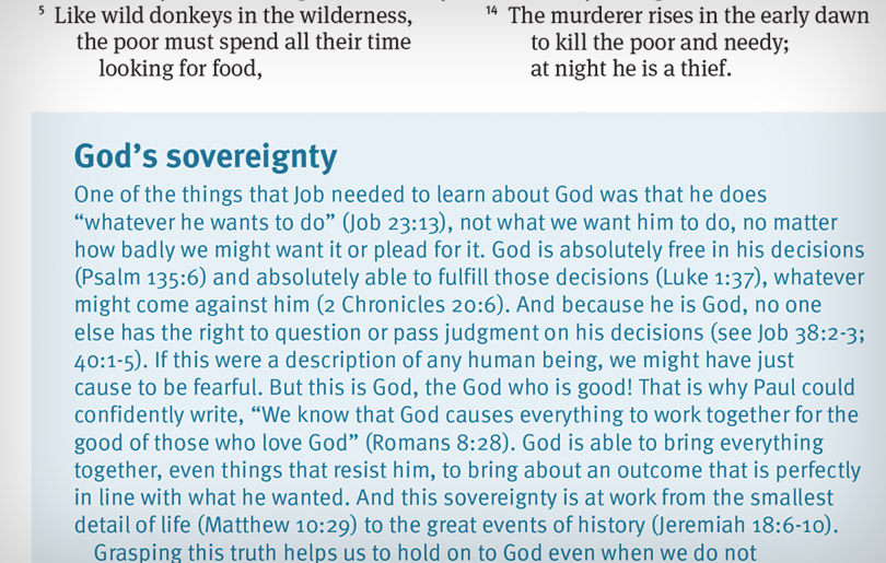 Example of the Christian Basics foundation notes
