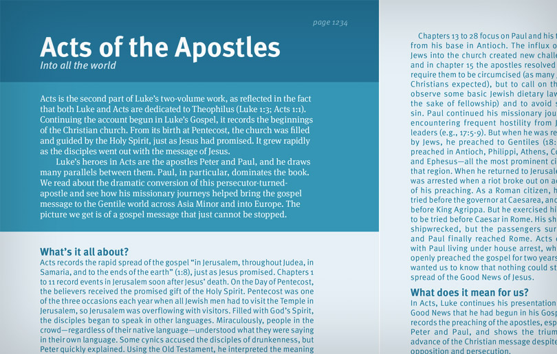 Example of the Christian Basics book introductions