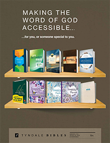 Collection of Tyndale House Publishers bible covers