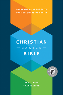 Cover image of the Christian Basics Bible, hardcover