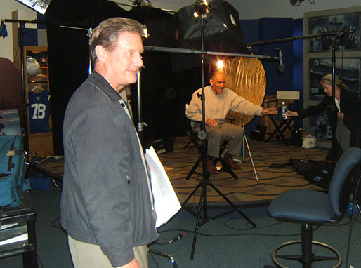 Doug Knox, Sr. V.P. of Knox Publishing Group Tyndale House Publishing and Coach on the set