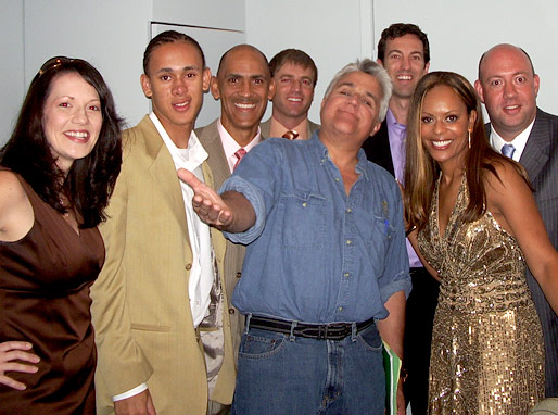 Book Tour Crew with Jay Leno