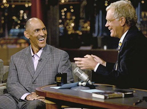 Tony Dungy on Late Night with David Letterman on Tuesday, July 24, 2007