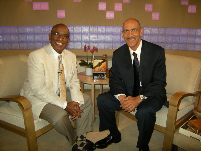 Tony with Al Roker on The Today Show