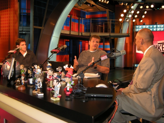 Tony with Mike and Mike on ESPN