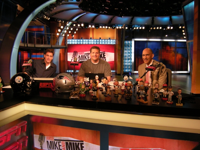 Tony with Mike and Mike on ESPN