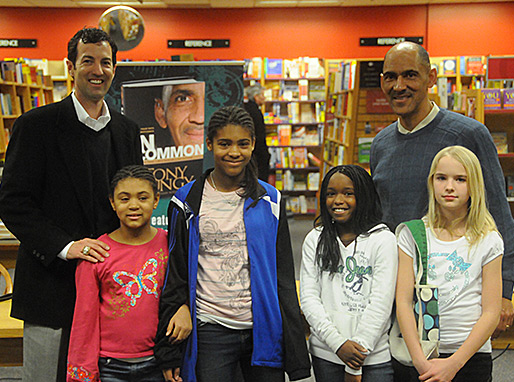Tony, Nathan with Tony's nieces and two friends!