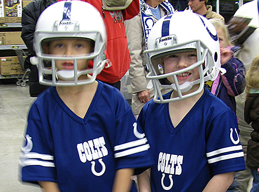 Young Colts & Tony Dungy fans!