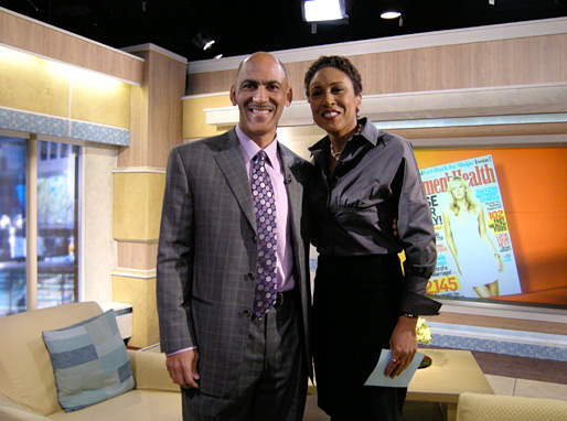Tony began his book tour this morning with Robin Roberts at Good Morning America.