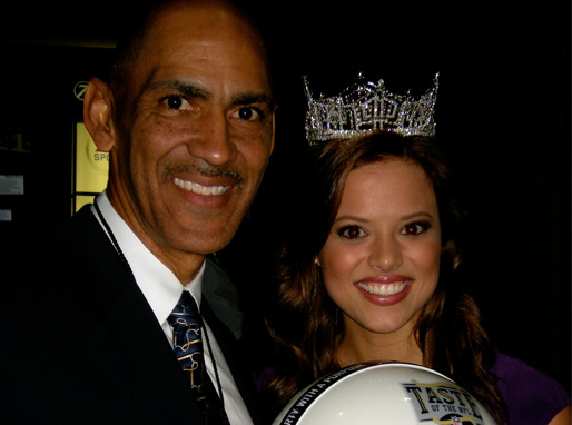 Tony with the newly crowned Miss America, Katie Stam - © All rights reserved. Photo by Jessica Atteberry Quinn