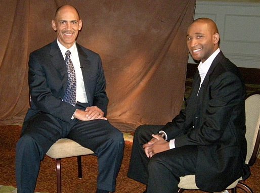 Tony with Shawn Brown of The 700 Club - © All rights reserved. Photo by Jessica Atteberry Quinn