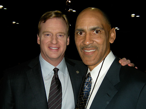 NFL Commissioner Roger Goodell with Tony - © All rights reserved. Photo by Jessica Atteberry Quinn