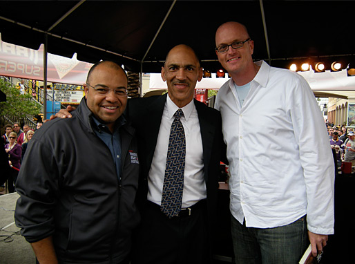 Tony with Tirico & Van Pelt - © All rights reserved. Photo by Jessica Atteberry Quinn