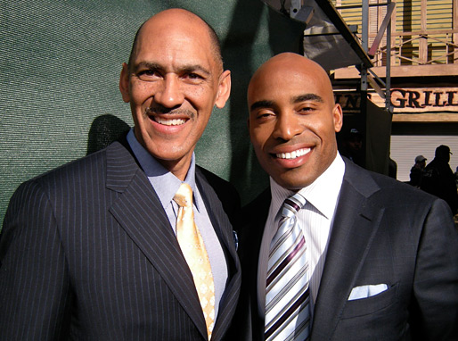 Tony & NBC Sports' Tiki Barber - © All rights reserved. Photo by Jessica Atteberry Quinn
