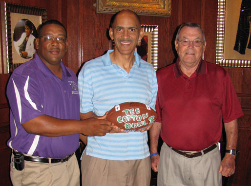 Grand Prize Winners Coach Roy Serie and Coach Dutton Wall with Coach Tony Dungy!