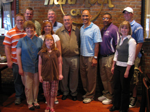 The Grand prize group after lunch with Tony at the Hard Rock Café in Indianapolis!