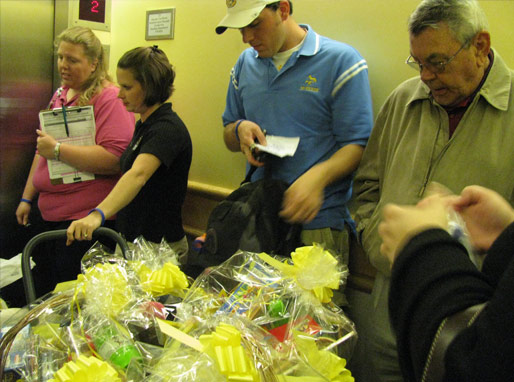 Winners of Contest and the baskets for the children!