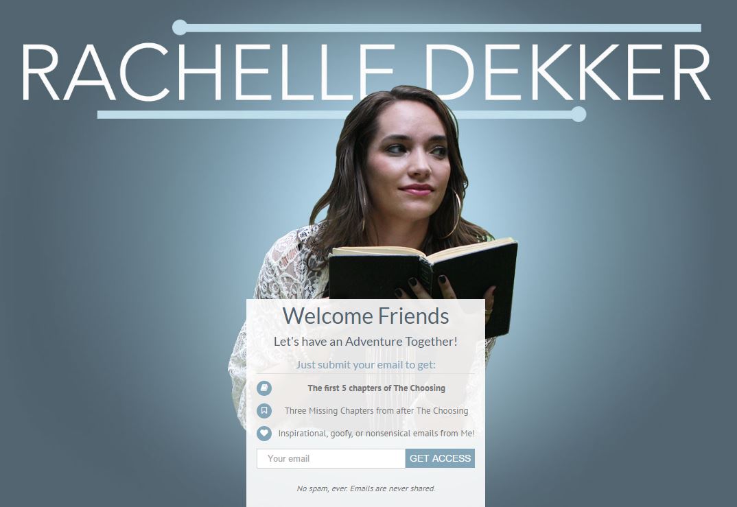 Rachelle Dekker Website