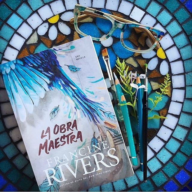 Image of La obra maestra (The Masterpiece) by Francine Rivers from the Tyndale Español Instagram account