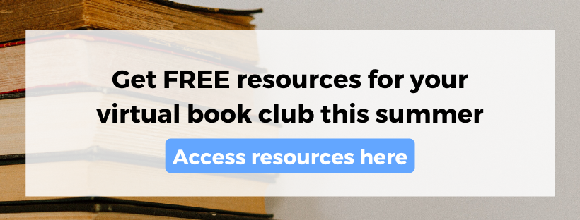 Get free resources for your virtual summer book club on Crazy4Fiction.com