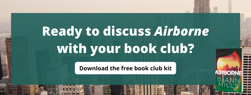 Download the free book club kit for the romantic suspense novel Airborne by DiAnn Mills
