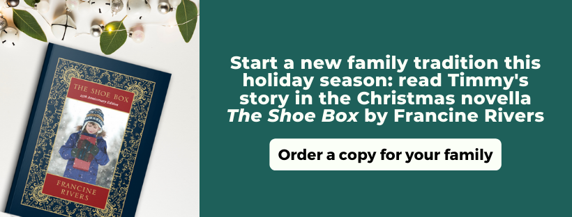 Read the Christmas novella The Shoe Box by New York Times bestselling author Francine Rivers