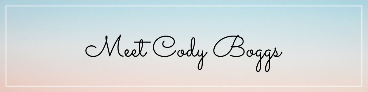 Meet Cody Boggs from the new contemporary romance novel Is It Any Wonder by New York Times bestselling, award-winning author Courtney Walsh