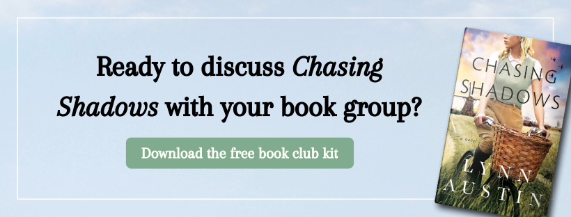 Download the free book club kit for the new historical fiction novel Chasing Shadows by Lynn Austin, Christy Award-winning author of If I Were You
