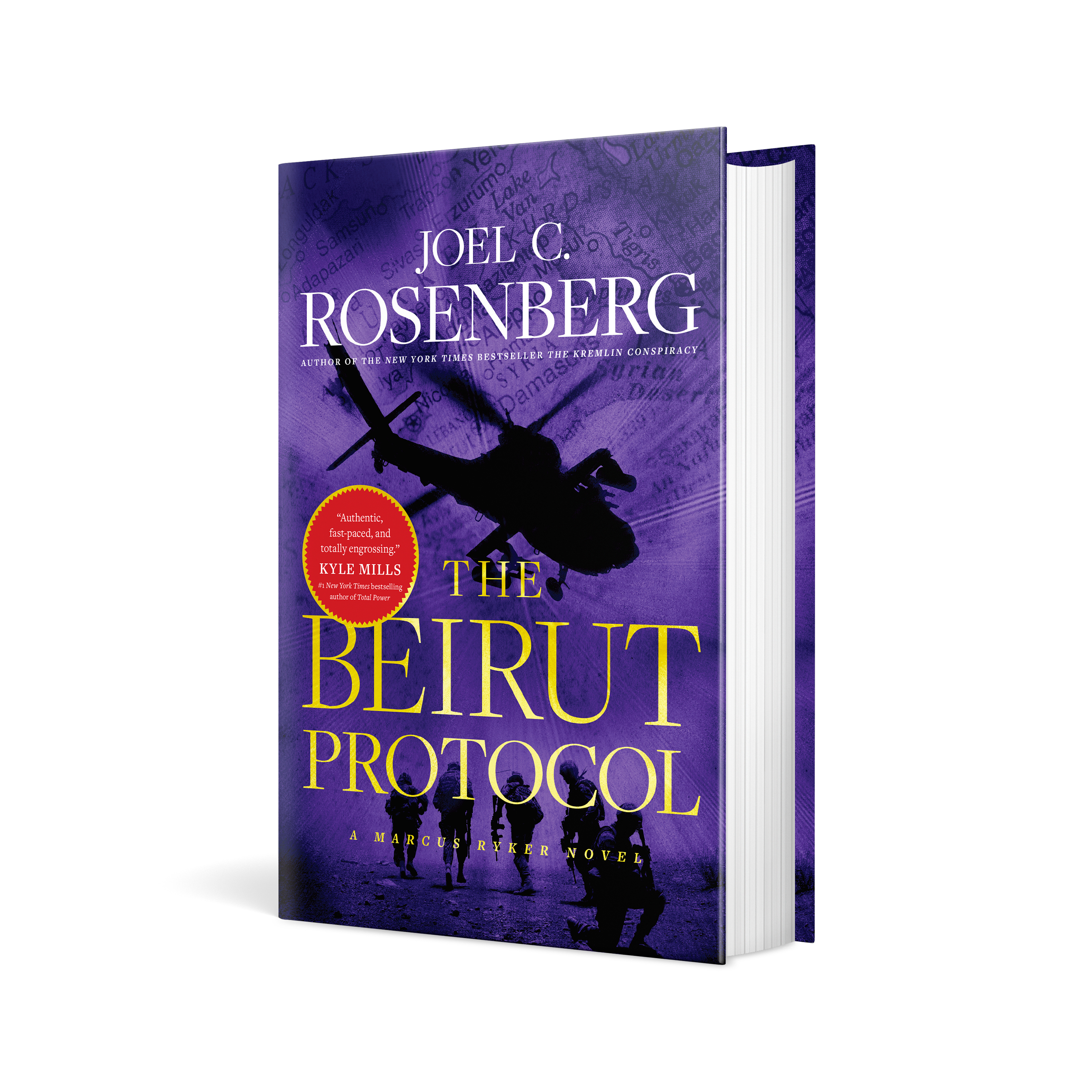 The Publishers Weekly and USA Today bestselling thriller novel The Beirut Protocol by New York Times bestselling author Joel C. Rosenberg, author of The Kremlin Conspiracy