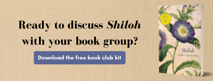 Download the free book club kit for the historical novel Shiloh by award-winning novelist Lori Benton, author of the historical fiction novel Mountain Laurel