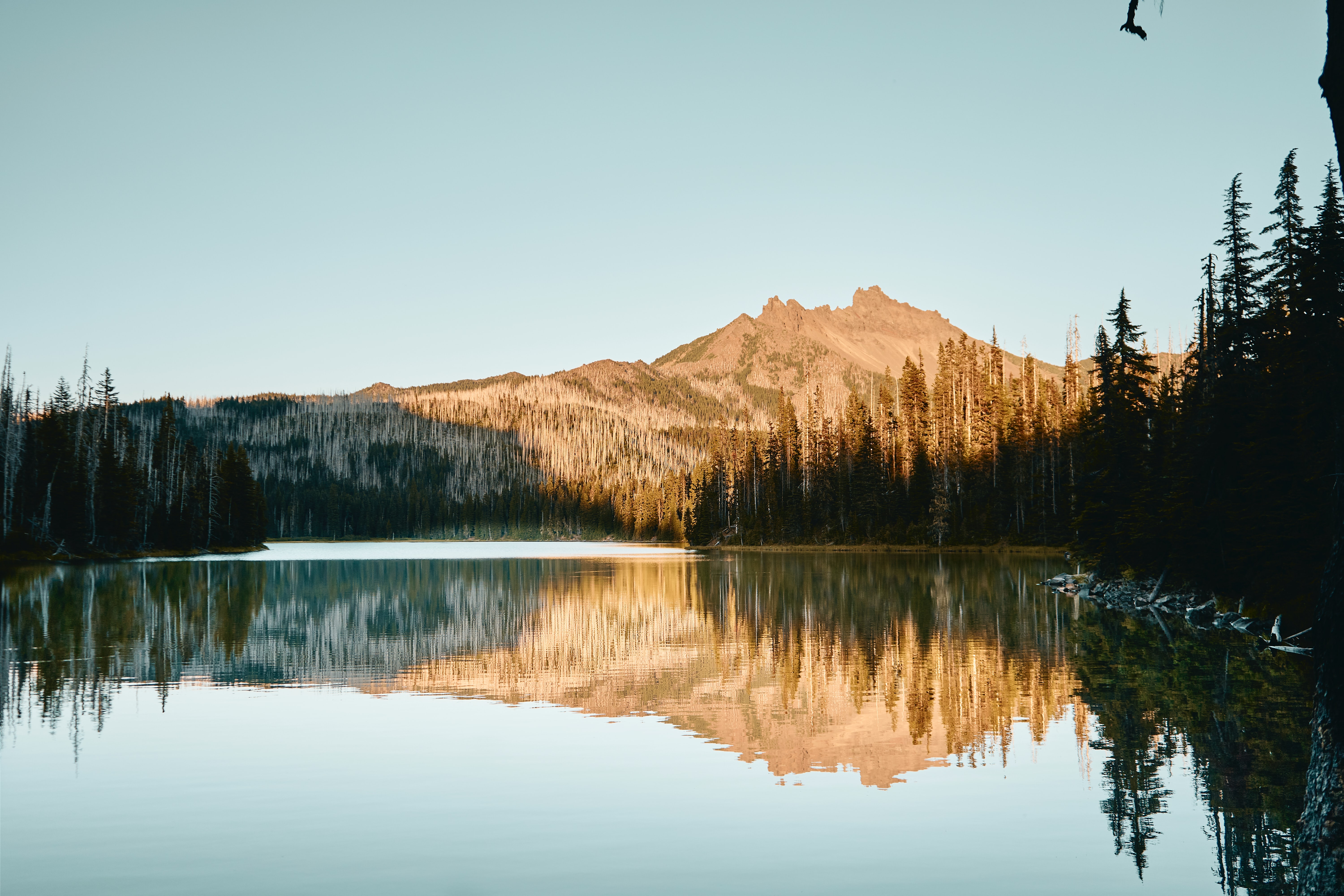 Serene lake view