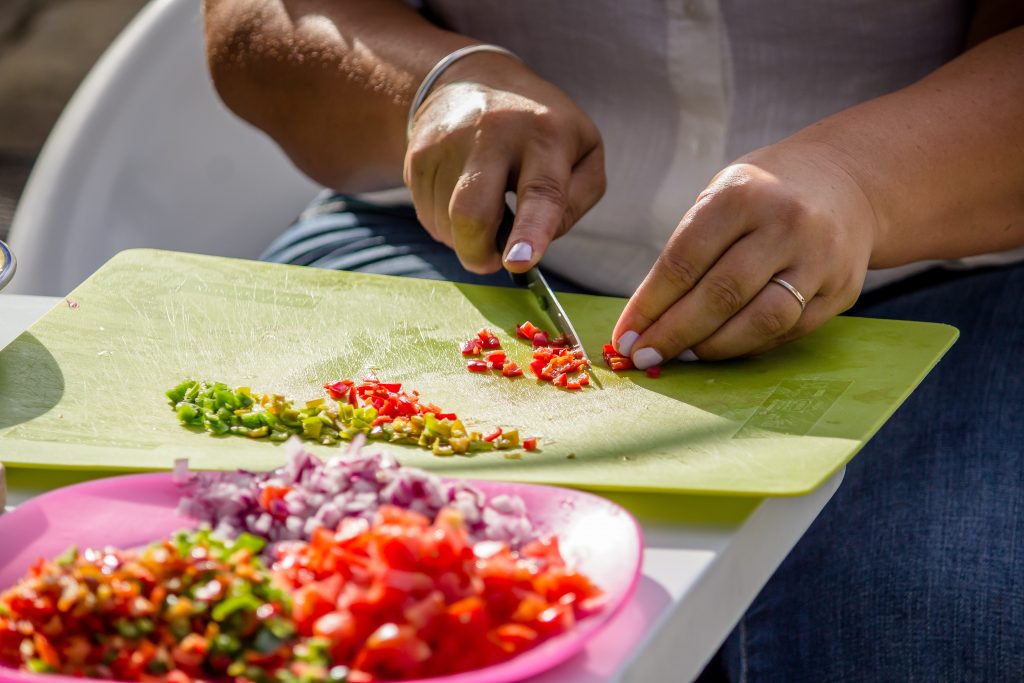 Woman cooking