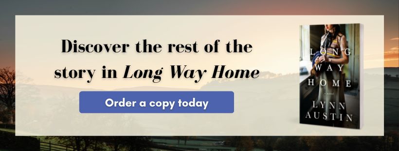 Discover the historical fiction novel Long Way Home by bestselling, award-winning Christian fiction novelist Lynn Author of the Historical women's fiction books If I Were You and Chasing Shadows