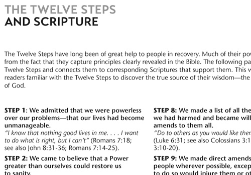 Inset view of the HelpFinder Bible index