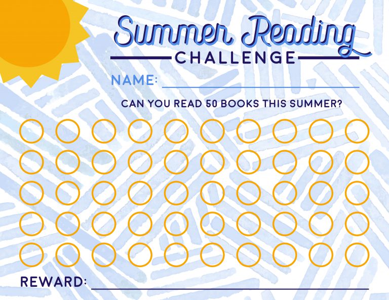 Free Summer Reading Charts for Kids - The Arc