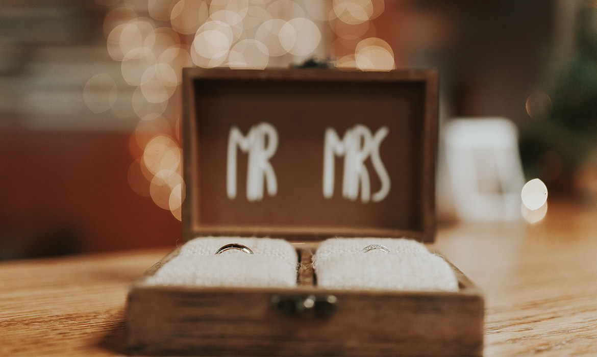 mr & mr mr & mrs mrs & mrs boxed gift cival To have and to hold ring dish