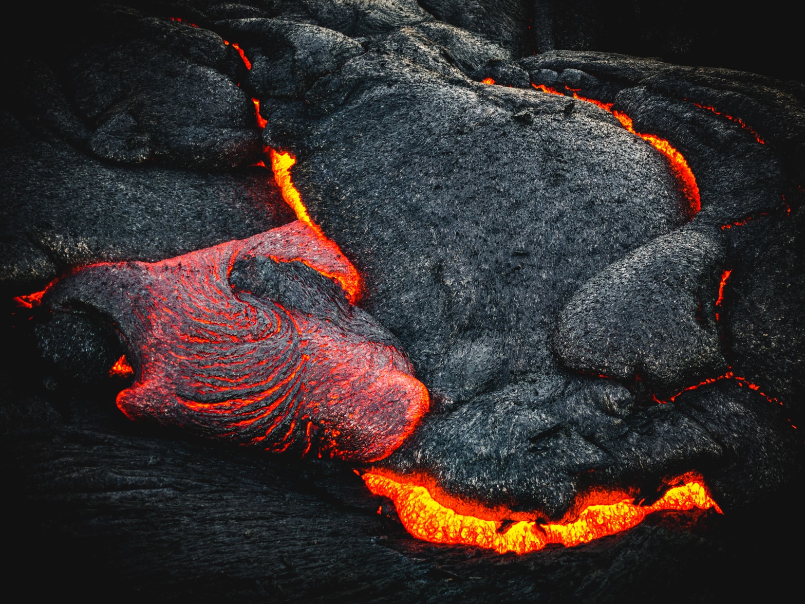 lava near volcano