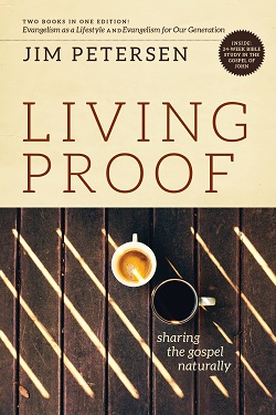 Front cover image of Living Proof by Jim Petersen. Available to purchase on the link!