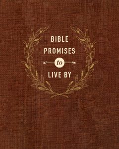 Front cover image of the book, Bible Promises to Live By. A featured resource in this week's Unfolding Stories.