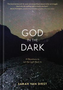Front cover image of the book God in The Dark. Hope can be found in the Lord during dark times, as is discussed on this week's testimonial podcast.