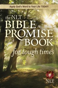 Front cover image of one of this week's recommended resources, the book The NLT Bible Promise Book for Tough Times.