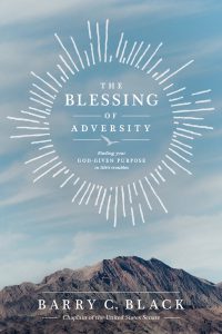 Front cover image of the book, The Blessing of Adversity, one of our recommended resources for this week's Unfolding Stories Christian testimony podcast.